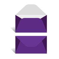 Envelope template, With 3D Box, Size 6.5 x 3.625, File vector