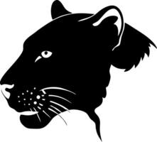 Panther Silhouette Art Perfect for Tattoos and Graphic Design Projects vector