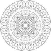 Abstract Mandala Pattern for Decorative and Artistic Use vector