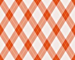 Elegant diagonal plaid pattern in coral and white. Perfect for backgrounds, textile designs, or website layouts. vector