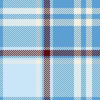 Stylish pastel blue and maroon plaid pattern. Perfect for textile design, fashion, website backgrounds, or any project needing a sophisticated, textured look. vector