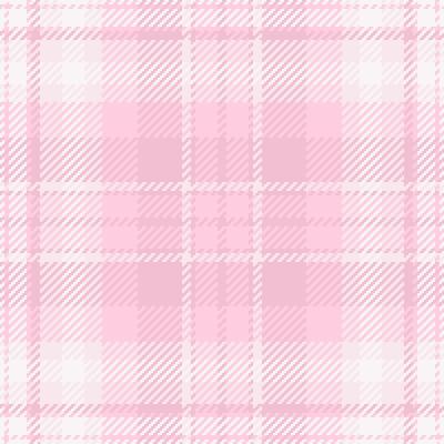 Delicate pink and white plaid pattern. Perfect for textile design, scrapbooking, or as a subtle background. Evokes feelings of gentleness and femininity.