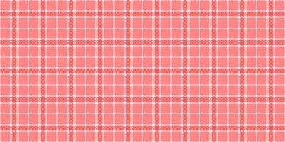 Subtle coral pink and white plaid pattern. Perfect for backgrounds, textiles, and design projects. Evokes feelings of warmth, comfort, and simplicity. Ideal for branding, websites, or scrapbooking. vector