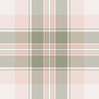 Cute fabric seamless plaid, india texture tartan pattern. Idea textile check background in white and pastel colors. vector
