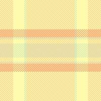 Luxury tartan textile , doodle plaid background fabric. Britain pattern seamless check texture in amber and yellow colors. vector