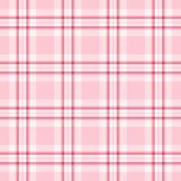 Book fabric plaid textile, summertime seamless tartan check. Curved texture background pattern in light and red colors. vector