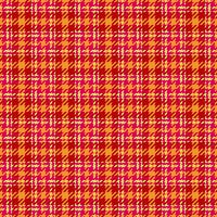 Frame seamless pattern plaid, manufacture check tartan. Choice textile texture background fabric in pink and red colors. vector