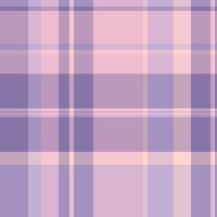 Soft pastel plaid pattern in purple and pink hues. Perfect for backgrounds, textiles, or website designs. Evokes feelings of calm and serenity. vector