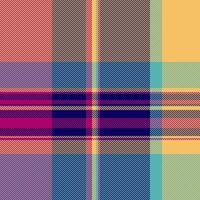 Vibrant plaid pattern in a bold color palette. Perfect for textile design, fashion, or website backgrounds. vector
