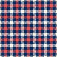 Rag check fabric tartan, new york textile pattern background. Styling seamless plaid texture in blue and old lace colors. vector