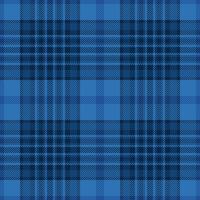 Invitation tartan check texture, minimal plaid textile fabric. Heritage pattern background seamless in blue and cyan colors. vector