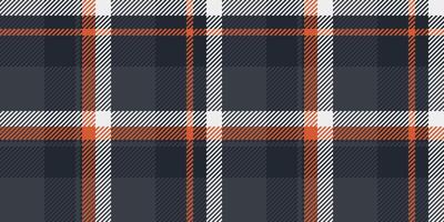 Customized pattern plaid fabric, old check background tartan. 20s seamless textile texture in dark and white colors. vector