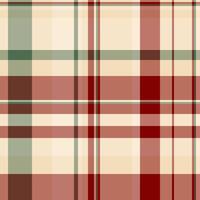 Elegant cream, red, and green plaid pattern. Perfect for textile designs, website backgrounds, or holiday projects. Evokes warmth, tradition, and sophistication. vector