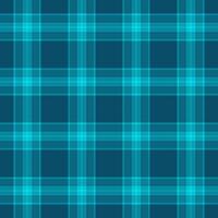 Newborn textile seamless background, pano texture check. Expensive plaid tartan pattern fabric in cyan and teal colors. vector