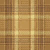 Elegant beige and brown plaid pattern. Perfect for autumnal designs, textile projects, or as a stylish background. vector
