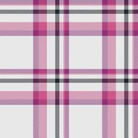 Elegant pink and white plaid pattern. Perfect for fashion, textile, and website backgrounds. This subtle yet stylish design evokes feelings of sophistication and warmth. vector