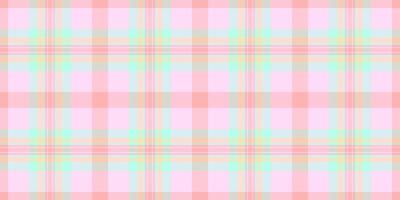 Pastel pink, peach, and mint green plaid pattern. Perfect for textiles, website backgrounds, or feminine branding. Subtle yet charming, this soft design evokes feelings of sweetness and tranquility. vector