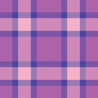 Elegant seamless plaid pattern in soft purple and pink hues. Perfect for textile design, wrapping paper, fashion, and website backgrounds. vector