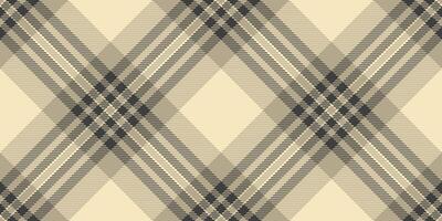 Elegant neutral plaid pattern. Subtle beige and grey tones create a sophisticated, versatile design ideal for fashion, home decor, or web backgrounds. vector