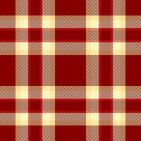 Elegant red and cream plaid pattern. Perfect for textile design, website backgrounds, or seasonal projects. vector