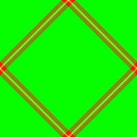 Vibrant diamond frame on bright green background. Striped border design in brown, yellow, and red accents. Perfect for invitations, presentations, or adding a bold graphic element to your projects. vector