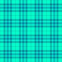 Vibrant teal and turquoise plaid pattern. Perfect for textile designs, website backgrounds, or as a cheerful graphic element. vector