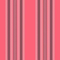 Hunter lines texture seamless, poster stripe pattern . Manufacturing textile vertical fabric background in red and light colors. vector