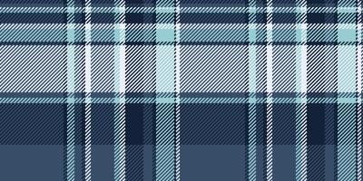 Tie background plaid fabric, inspiration pattern tartan texture. Platform check textile seamless in blue and dark colors. vector