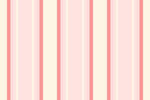 Product textile background, intricate seamless fabric lines. Ornate stripe pattern texture vertical in misty rose and old lace colors. vector