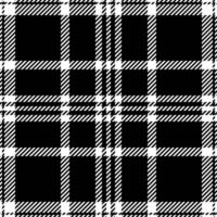 Stylish black and white plaid pattern. Geometric textile design, perfect for fashion, websites, or packaging. Clean lines and bold contrast create a versatile, modern aesthetic. vector
