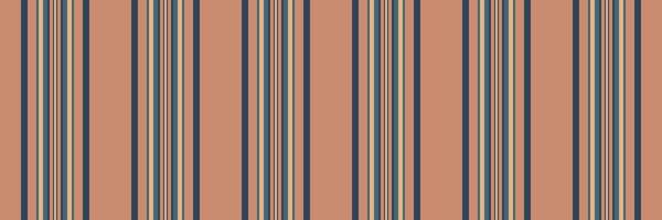 Scrapbooking textile pattern texture, interior seamless fabric stripe. Youth background vertical lines in blue and orange colors. vector