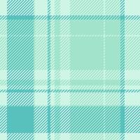 Gentleman plaid fabric tartan, book check seamless background. Scenery textile pattern texture in light and teal colors. vector