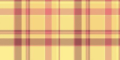 Soft pastel plaid pattern in yellow, peach, and rose tones. Perfect for textile design, website backgrounds, or crafting projects. Evokes feelings of warmth, comfort, and springtime. vector