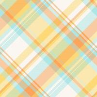 Mixed textile tartan check, present plaid pattern . Tape background texture fabric seamless in sea shell and light colors. vector