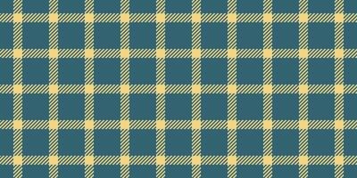 Classic teal and beige plaid pattern. Perfect for textile design, website backgrounds, or autumnal themed projects. vector