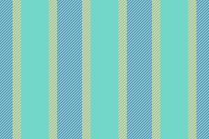 Serene background fabric stripe, mature pattern vertical . Room seamless textile texture lines in teal and blue colors. vector