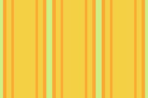 Artistic background pattern, unique lines texture fabric. Rich stripe seamless vertical textile in orange and yellow colors. vector