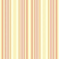 Cotton pattern fabric background, valentines day textile vertical seamless. Orange lines texture stripe in light yellow and orange colors. vector