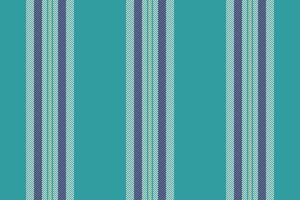Grunge vertical stripe texture, silky seamless pattern lines. Geometric background fabric textile in cyan and cornsilk colors. vector
