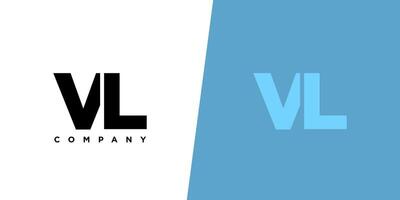 Letter V and L, VL logo design template. Minimal monogram initial based logotype. vector