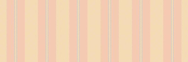 Postcard pattern seamless fabric, formal background texture lines. Romance textile stripe vertical in light color. vector