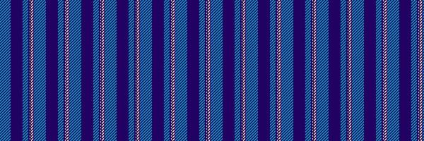Motif lines stripe vertical, naked seamless textile pattern. Celebrate fabric texture background in indigo and cyan colors. vector