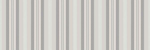 Bold background vertical stripe, messy textile lines. Calm seamless texture fabric pattern in white and gray quill colors. vector