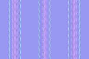 Drawing stripe lines, cotton textile pattern fabric. Vogue background seamless texture vertical in indigo and violet colors. vector