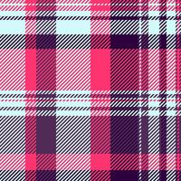 Greeting card check seamless pattern, underwear plaid fabric . Content texture textile tartan background in light and red colors. vector