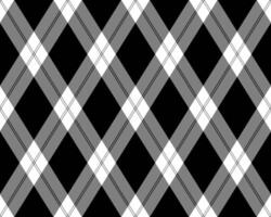 Sleek monochrome plaid pattern. Geometric design in black, white, and grey. Perfect for textiles, website backgrounds, or modern branding. vector