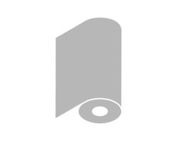 Abstract minimalist illustration of a rolledup sheet, representing potential, new beginnings, or a blank canvas. Perfect for concepts related to design, printing, packaging, or technology. vector