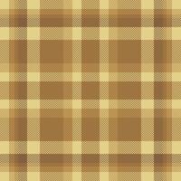 Elegant beige and brown plaid pattern. Perfect for textile design, fall fashion, rustic backgrounds, or website layouts. This sophisticated texture evokes warmth and comfort. vector
