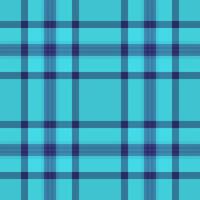 Vibrant teal and navy plaid pattern. Perfect for textile designs, website backgrounds, or any project needing a fresh, geometric texture. vector