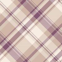 Hipster plaid textile, mexican tartan check texture. Perfect seamless background fabric pattern in light and linen colors. vector